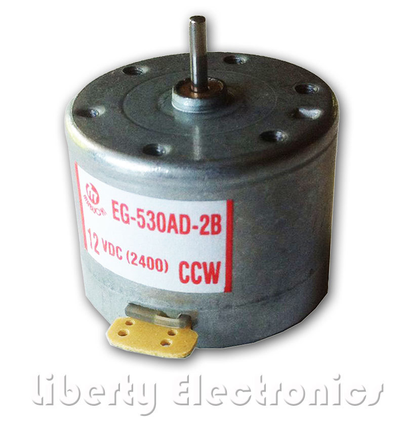 NEW MABUCHI DC 12V CCW Tape Recorder Audio Spindle Motor - model: EG-530AD-2B