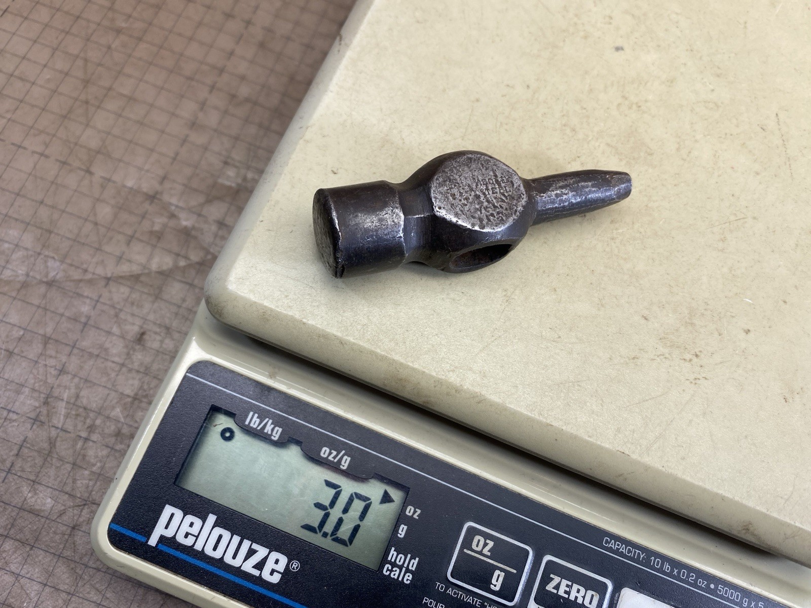 Antique D. Maydole Small Punch Hammer HEAD 3 oz. Blacksmith Forge Gunsmith Tool