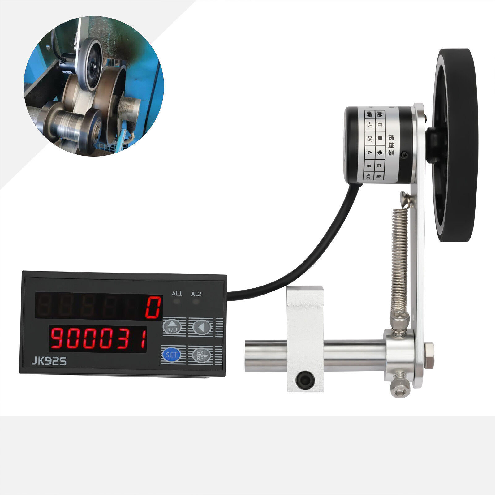 Digital Length Meter Counter Mechanical Length Counter Single Measure 110v New