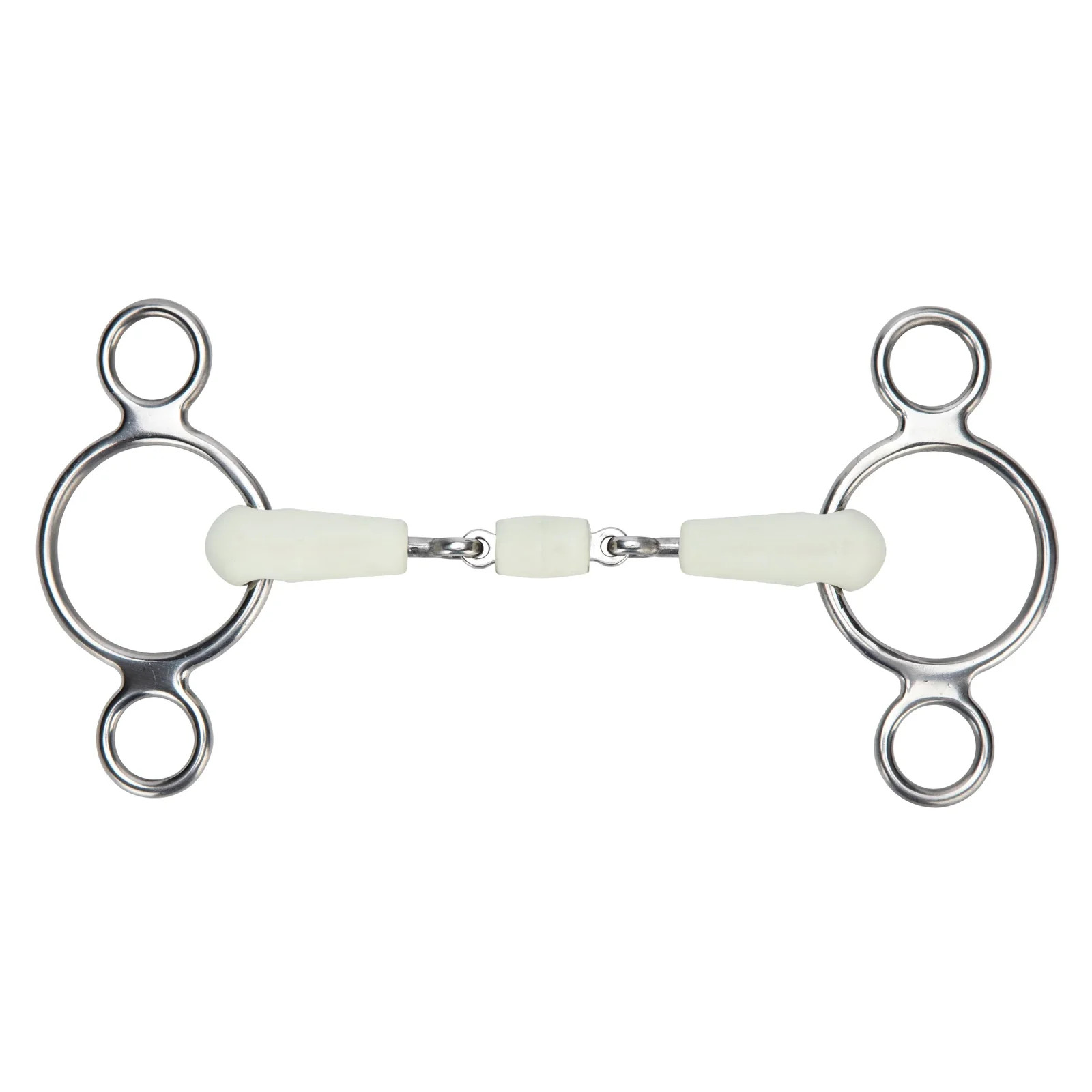 Shires Equikind Softie 2 Ring Gag Horse Bit - Gentle Peanut Link Mouthpiece