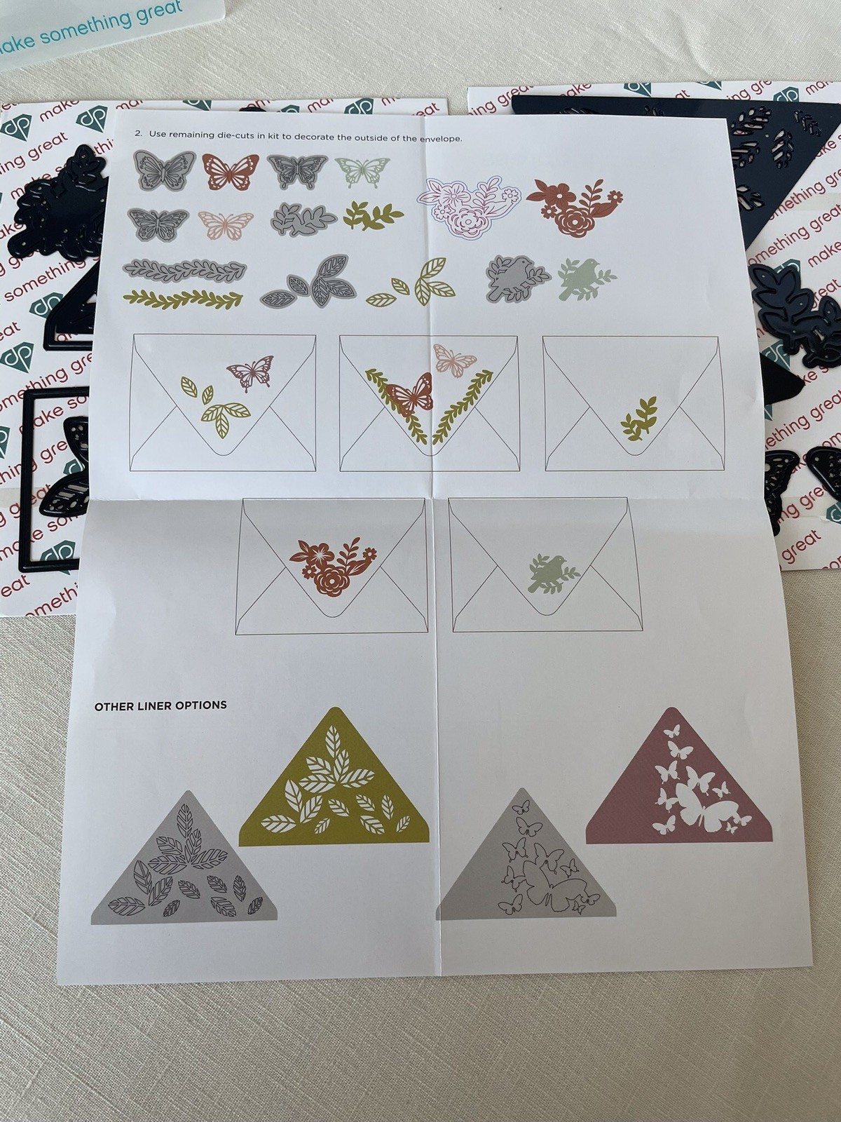 Diamond Press NATURE Envelope Liners Die Set - 13 Dies