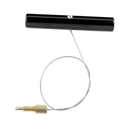 Valve Stem Puller, Motorcycle Tire Maintenance Tool with Valve Core Black