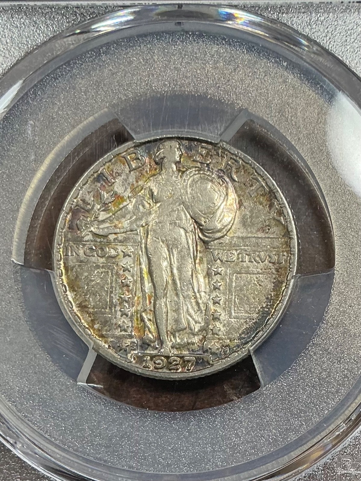 PCGS XF40 CAC 1927 S STANDING LIBERTY QUARTER SCARCE KEY DATE