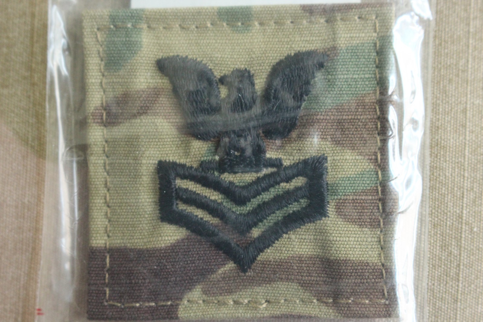 USN US NAVY I/A DUTY MULTICAM OCP E-6 PO1 HOOK BACK CAMOUFLAGE CAMO UNIFORM RANK