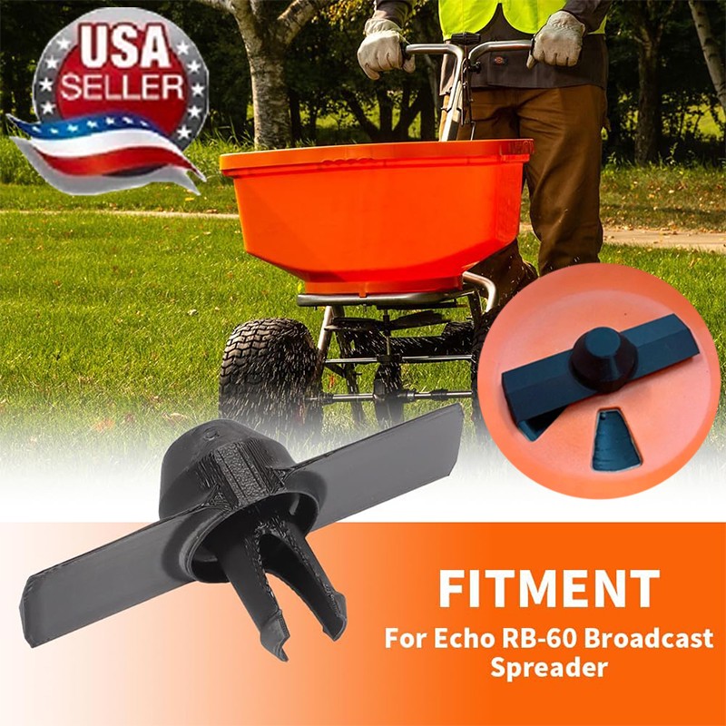 For Echo RB-60 Broadcast Spreader Upgraded Agitator Replacement Longer/Lower Arm