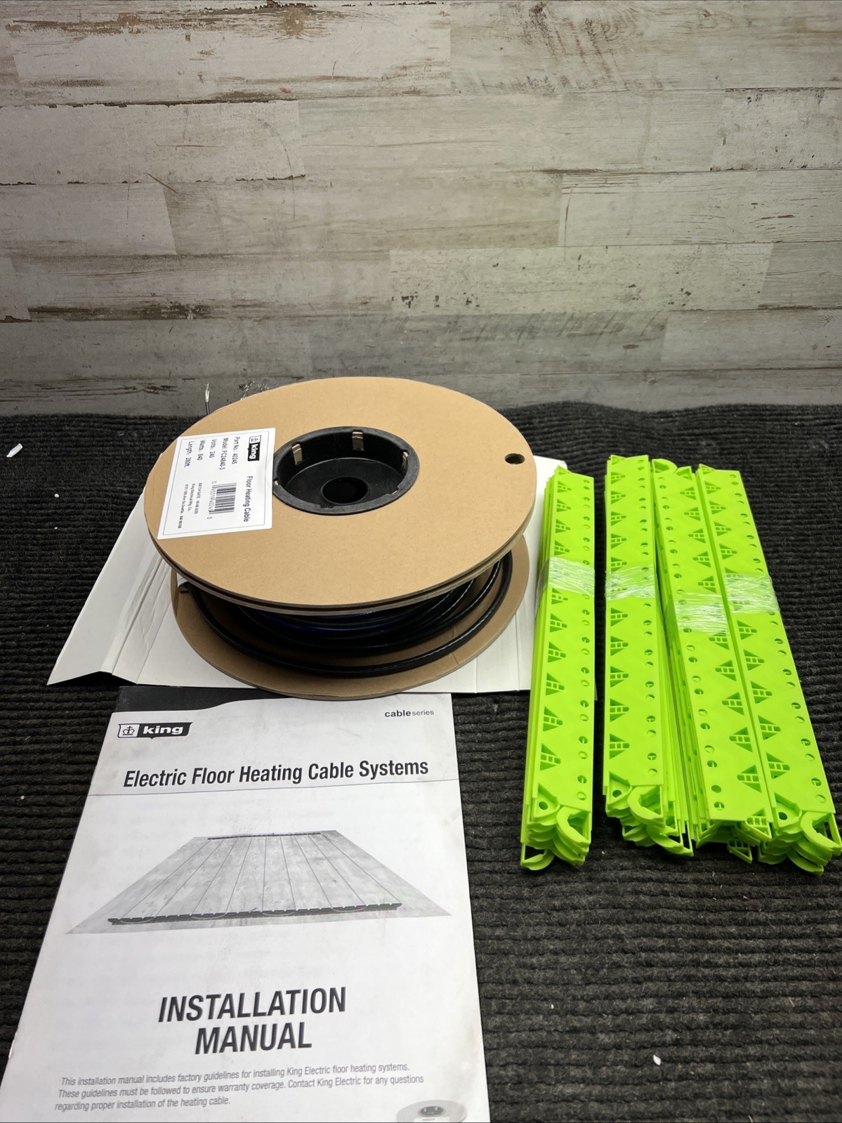 NOS KING ELECTRIC FC24840-3 Floor Heating Cable