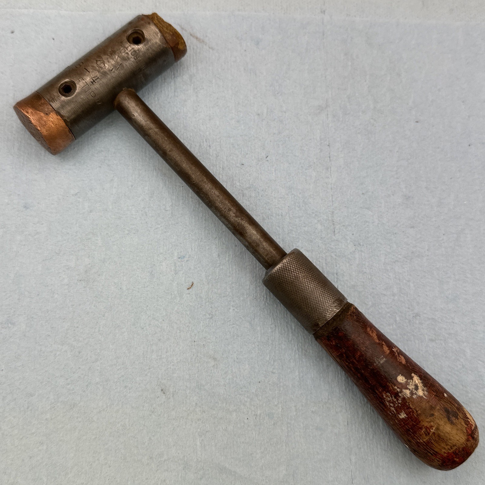 Vintage Gregory Tool & Mfg Co Detroit Michigan B-4 Soft Face Mallet Hammer