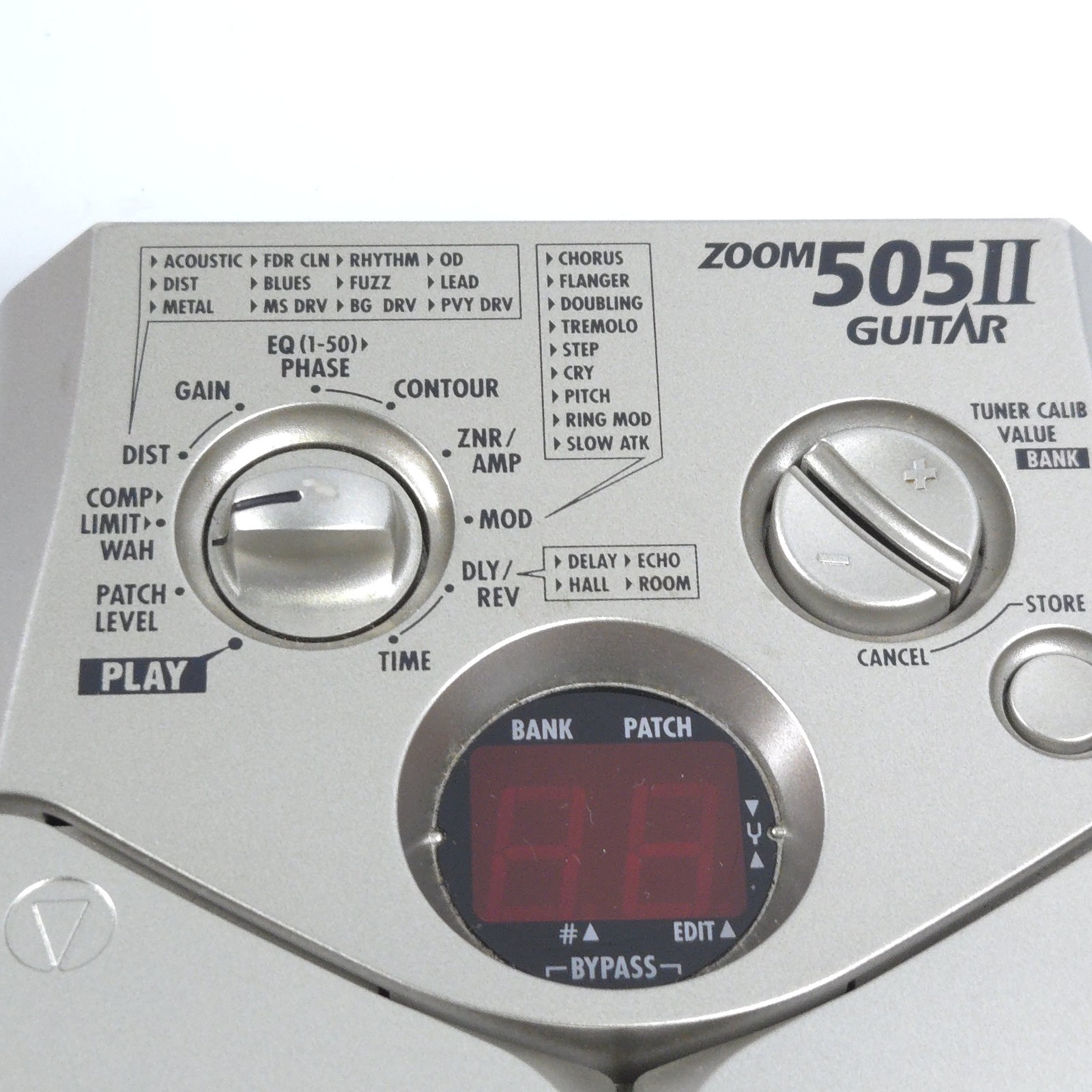 UNTESTED/AS IS/GOOD COSMETICALLY Zoom 505II Guitar Multi Effects Processor Pedal