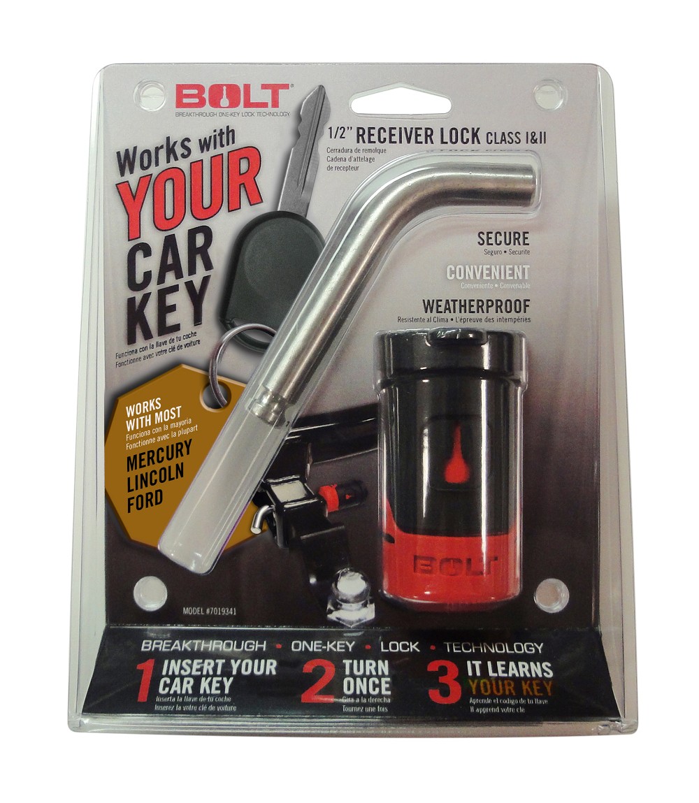 BOLT 7019343 1/2" Receiver Lock FORD