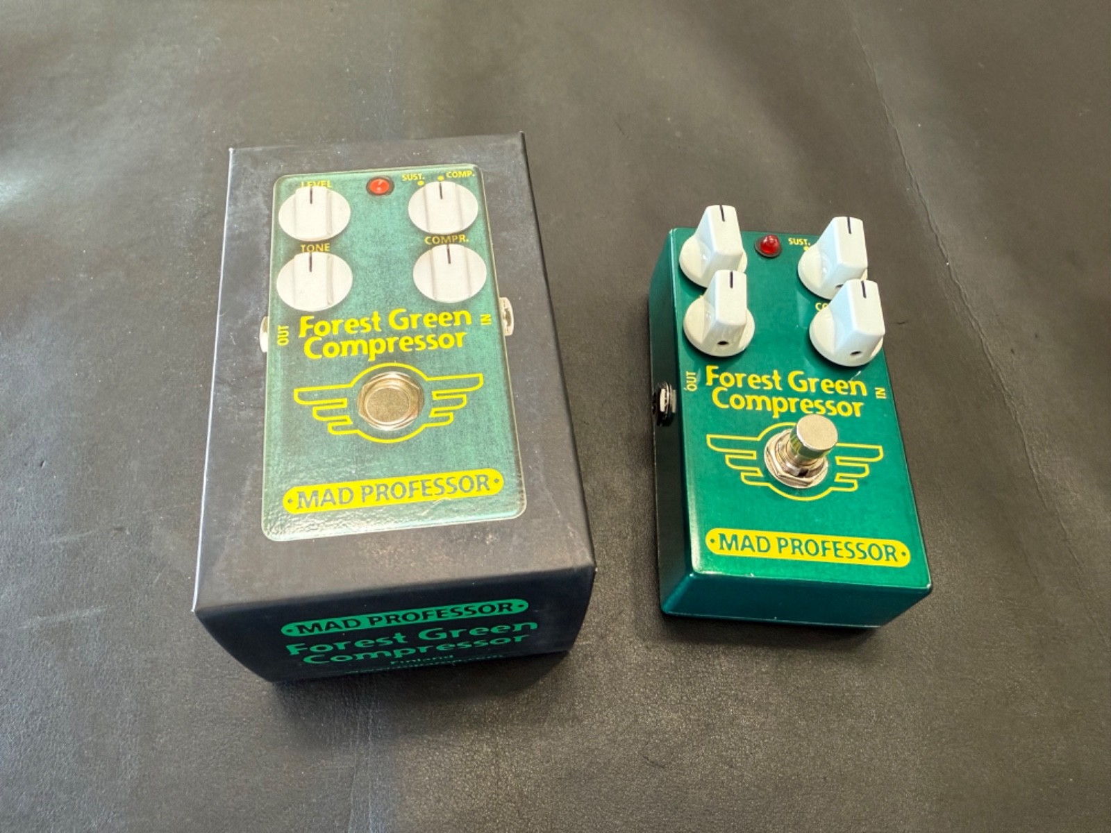 Mad Professor Forest Green Compressor Pedal- New!