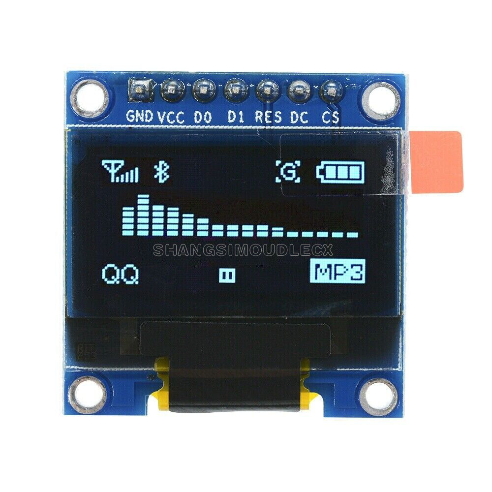 3-5V 0.96" SPI Serial 128X64 Blue OLED LCD LED Display Module for Arduino-