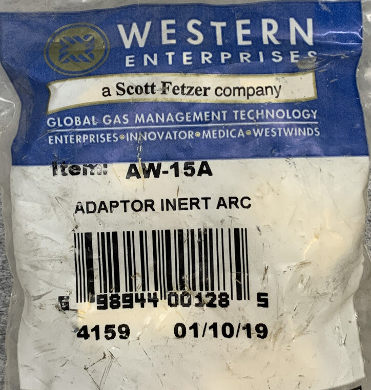 Western Enterprise AW-15A Adaptor Inert ARC (bag of 5) New Free Shipping