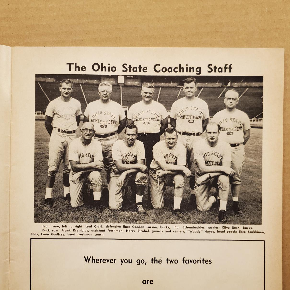 1189----1959 Ohio St at Purdue FB program - Homecoming Game