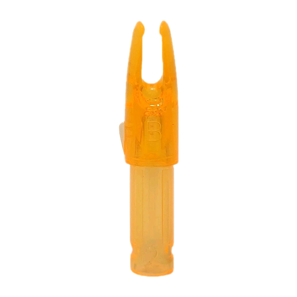 50 Count Bohning S 6.5mm Signature Arrow Standard Nocks: Clear Orange: .246" NOS