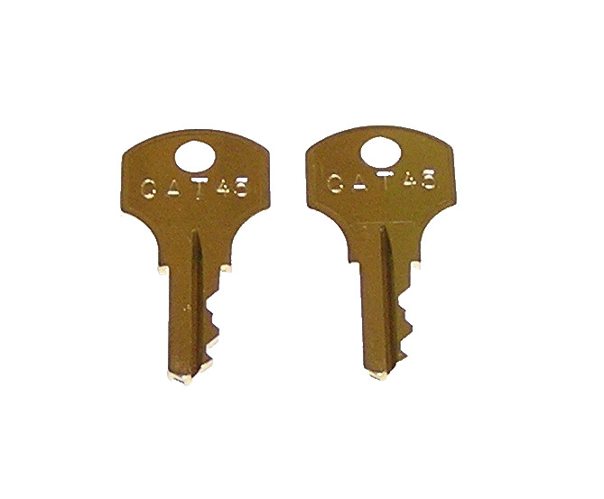 2 - CAT45 Corbin CCL GE EST Edwards Alarm Panel, Enclosure Lock Keys