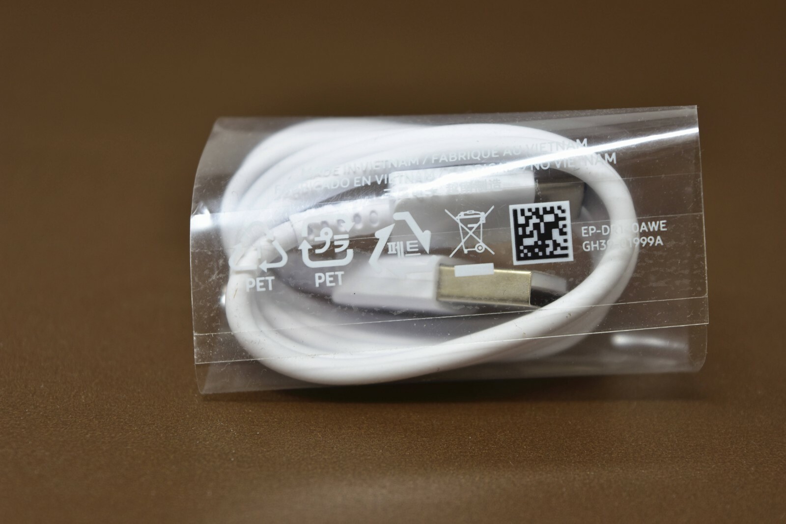 Lot x2 Genuine OEM Samsung USB-C to USB-A Charging Sync Cable - White 2.6ft