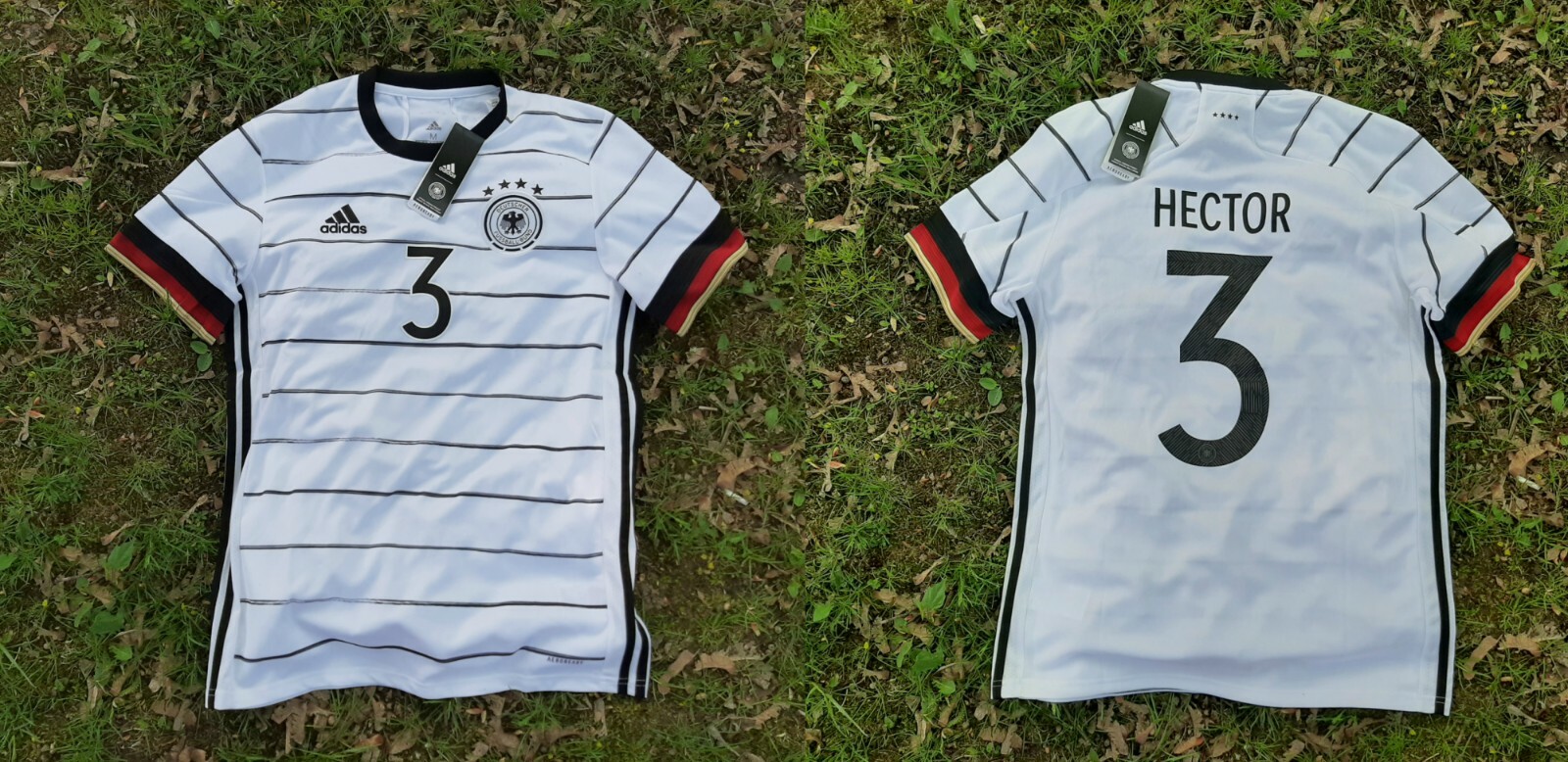 Germany Home football shirt 2020/2021 Jersey Adidas Soccer White # Jonas Hector