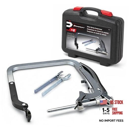 Valve Spring Compressor Kit, Remove Coil Springs, Cylinder Heads, T-Handle,