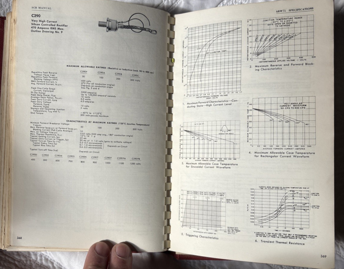 General Electric Silicon Controlled Rectifier Manual 1964 Third Edition