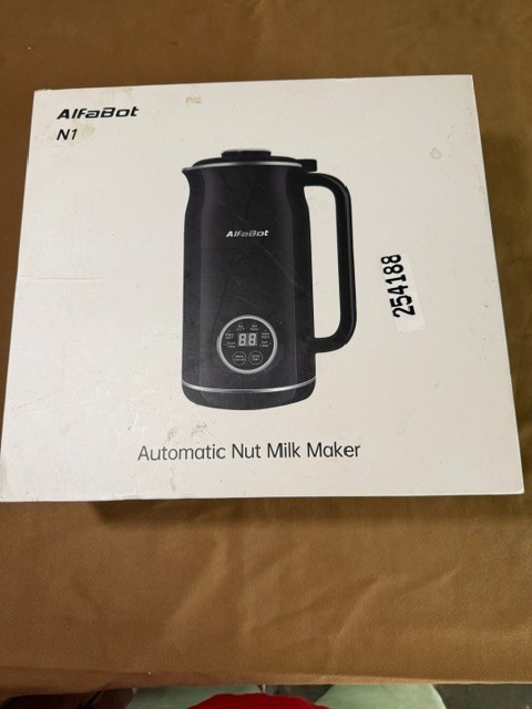 Nut Milk Maker, AlfaBot N2 Automatic Almond Milk Machine for Homemade Plant-Base