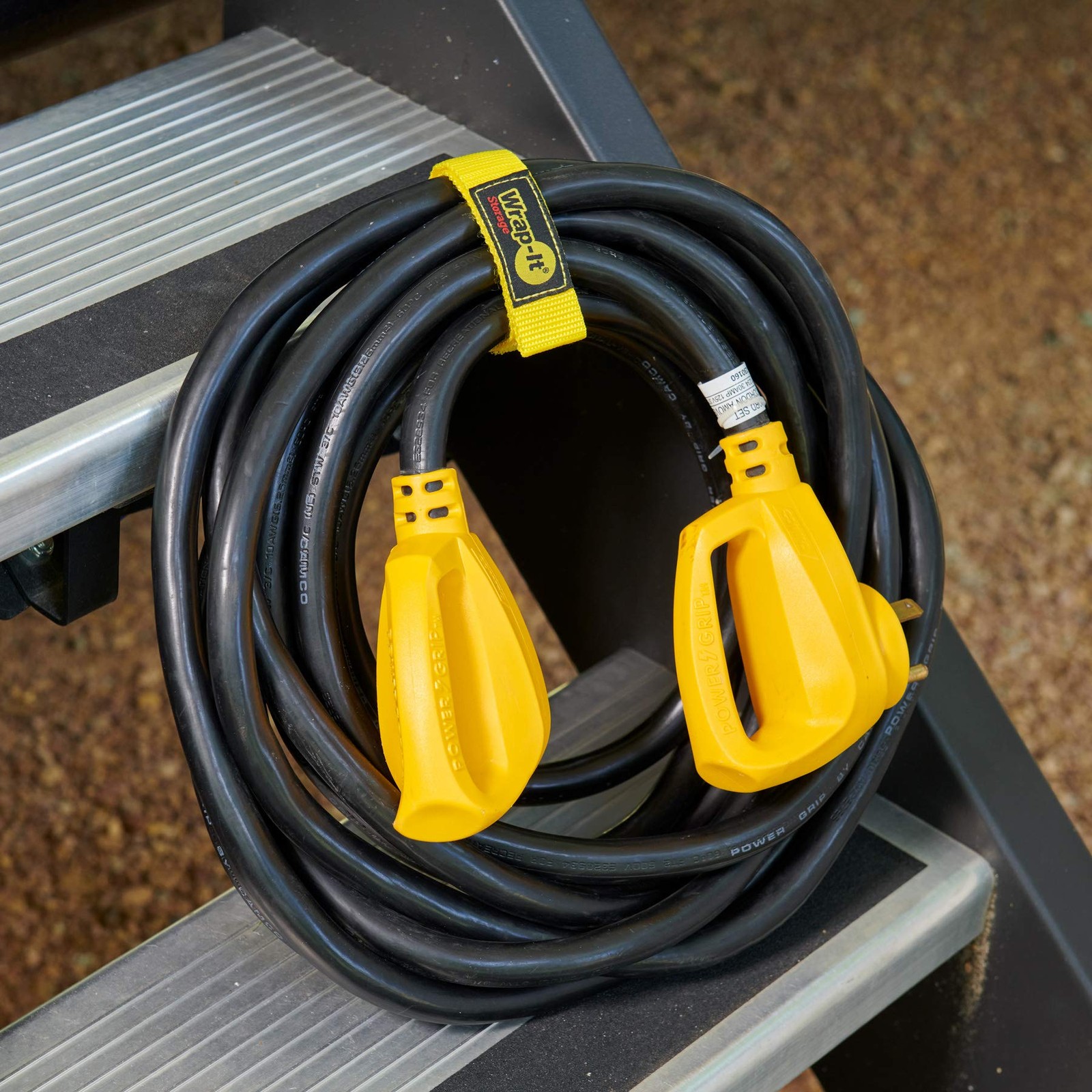 Quick-Straps by Wrap-It Storage - 12" (12 Pack) Yellow Pack),