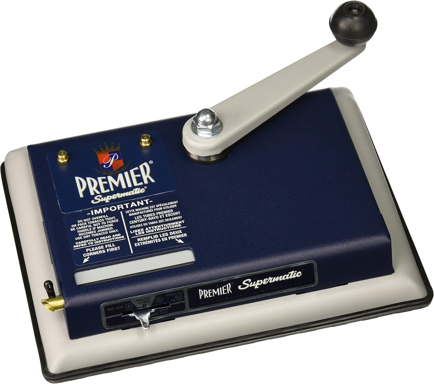 Compact PREMIER Supermatic Cigarette Injector Machine for 100s & King Sizes