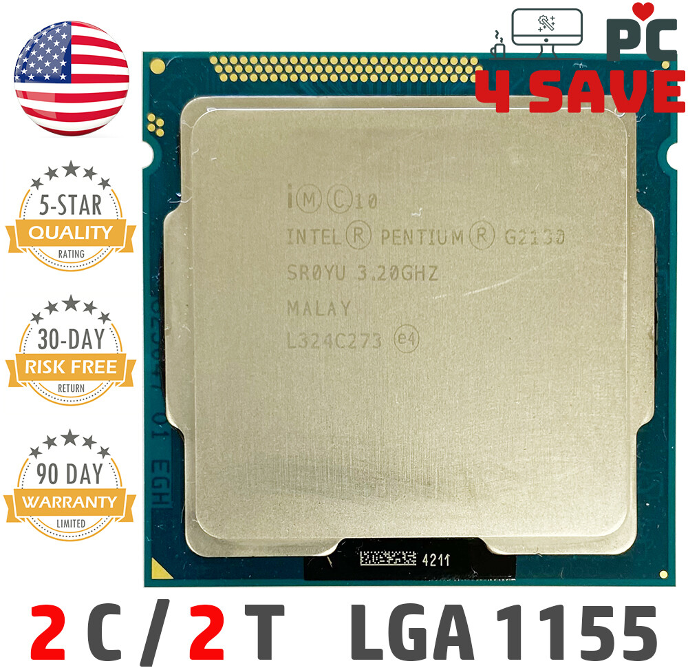 Intel Pentium Dual-Core G2130 SR0YU 3.20GHz 3MB LGA1155 Desktop CPU Coin Mining