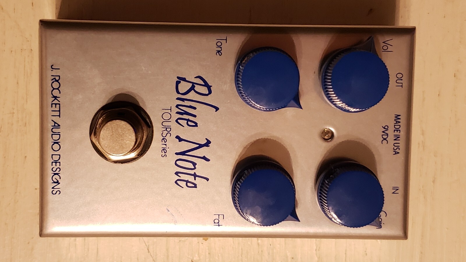 J. ROCKET Blue Note Pedal Overdrive Distortion Booster Ship World Wide