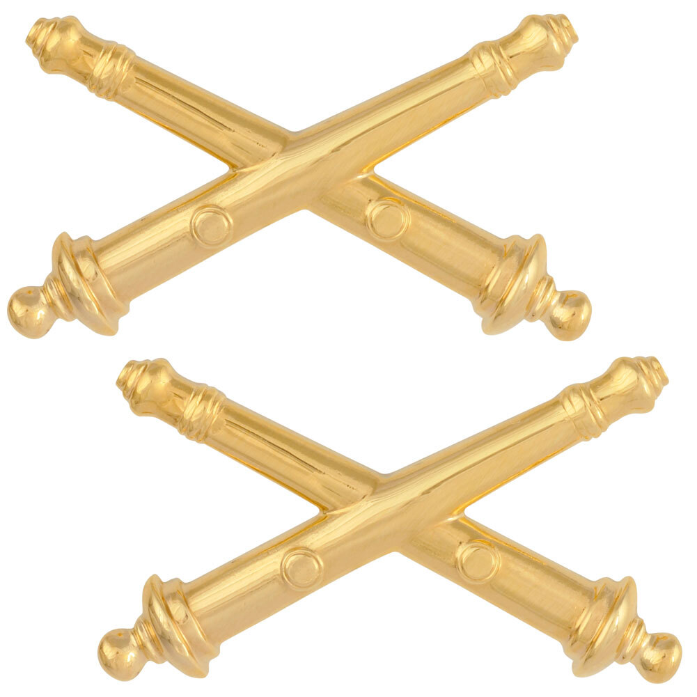Army Officer Branch Field Artillery Collar Device Pair