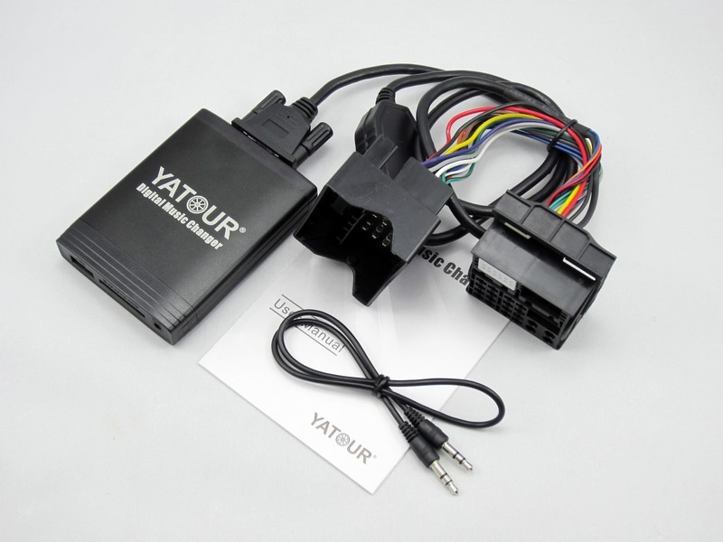 Car USB SD AUX MP3 Integration Kit For BMW 40-Pin Flat E39 E38 E46 X3 X5 Z4 R5X