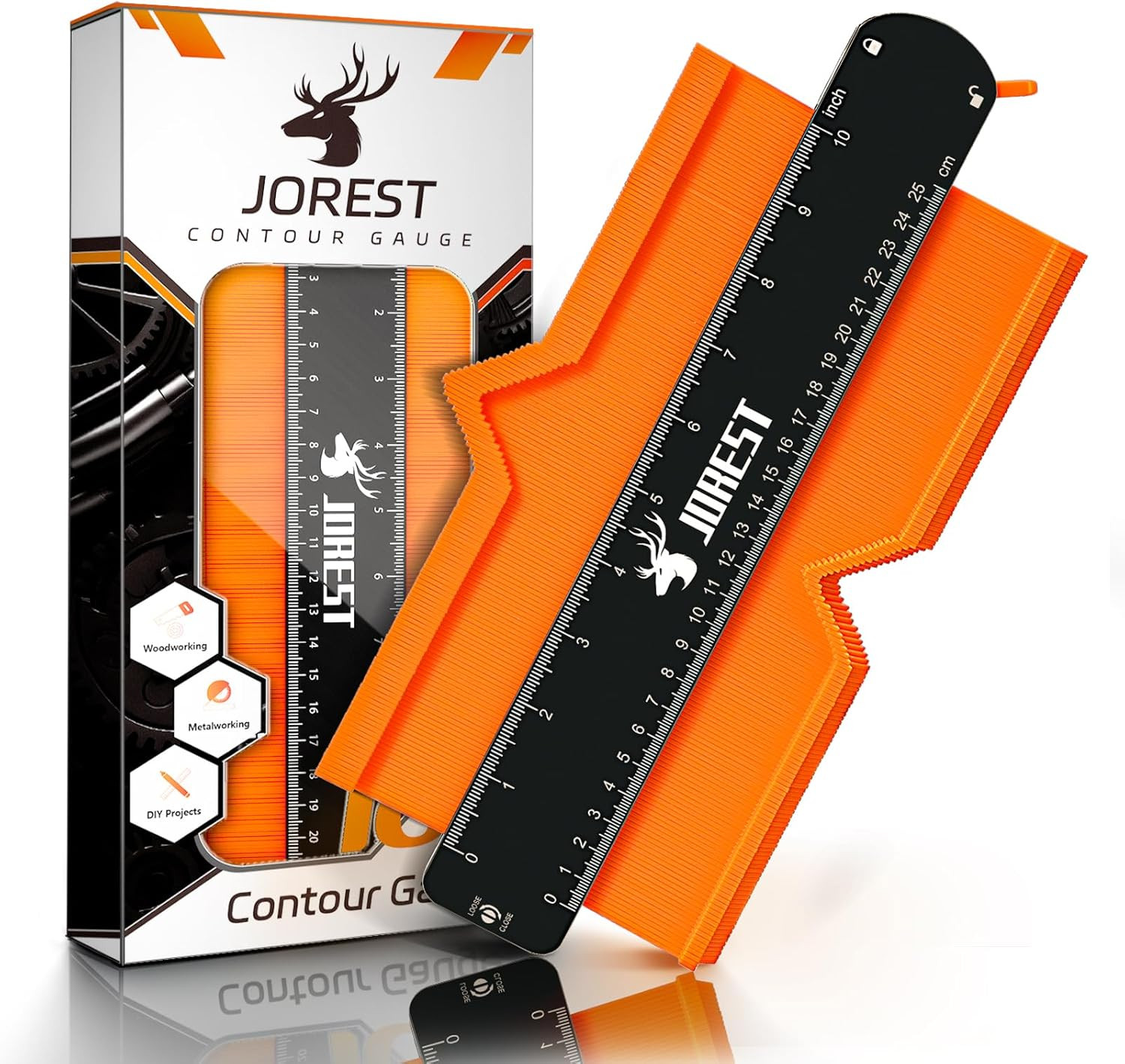 Contour Gauge with Lock , Gift Ideas for Men Dad Carpenter Handyman