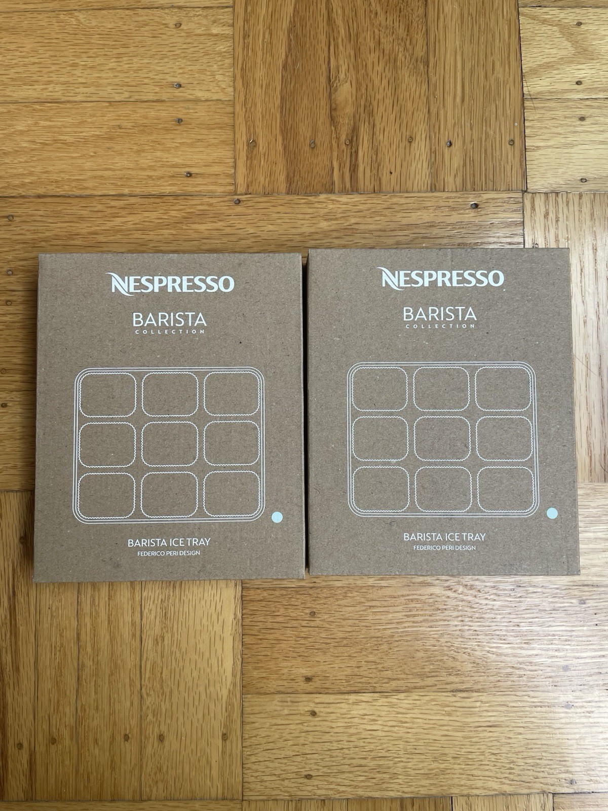NEW Set Of 2 Nespresso Barista Collection ICE TRAY Federico Peri Design