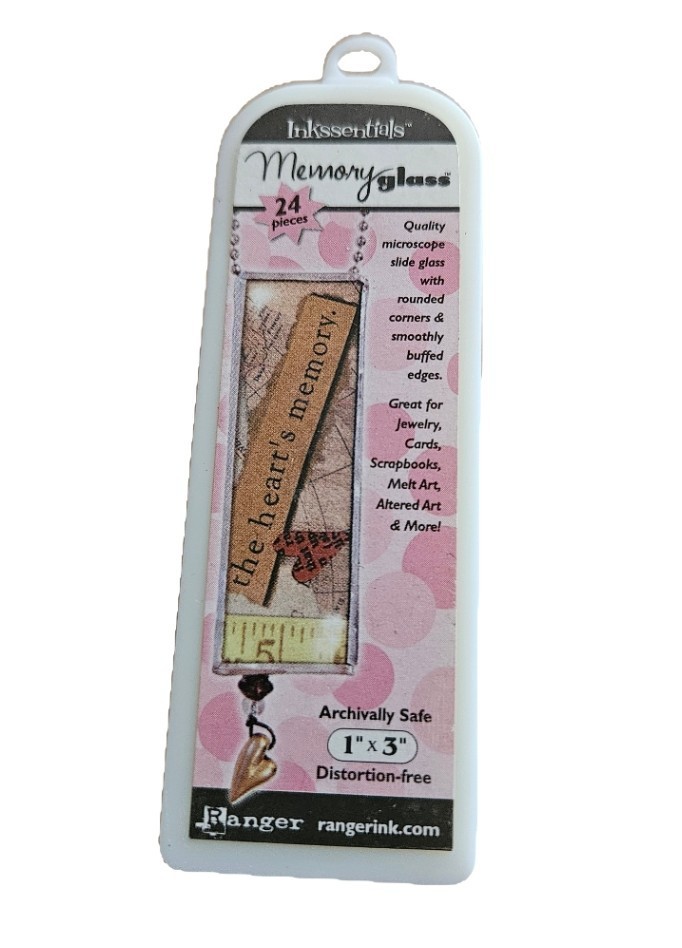 Ranger inkssentials  Memory Glass 24 Pieces 1x3in