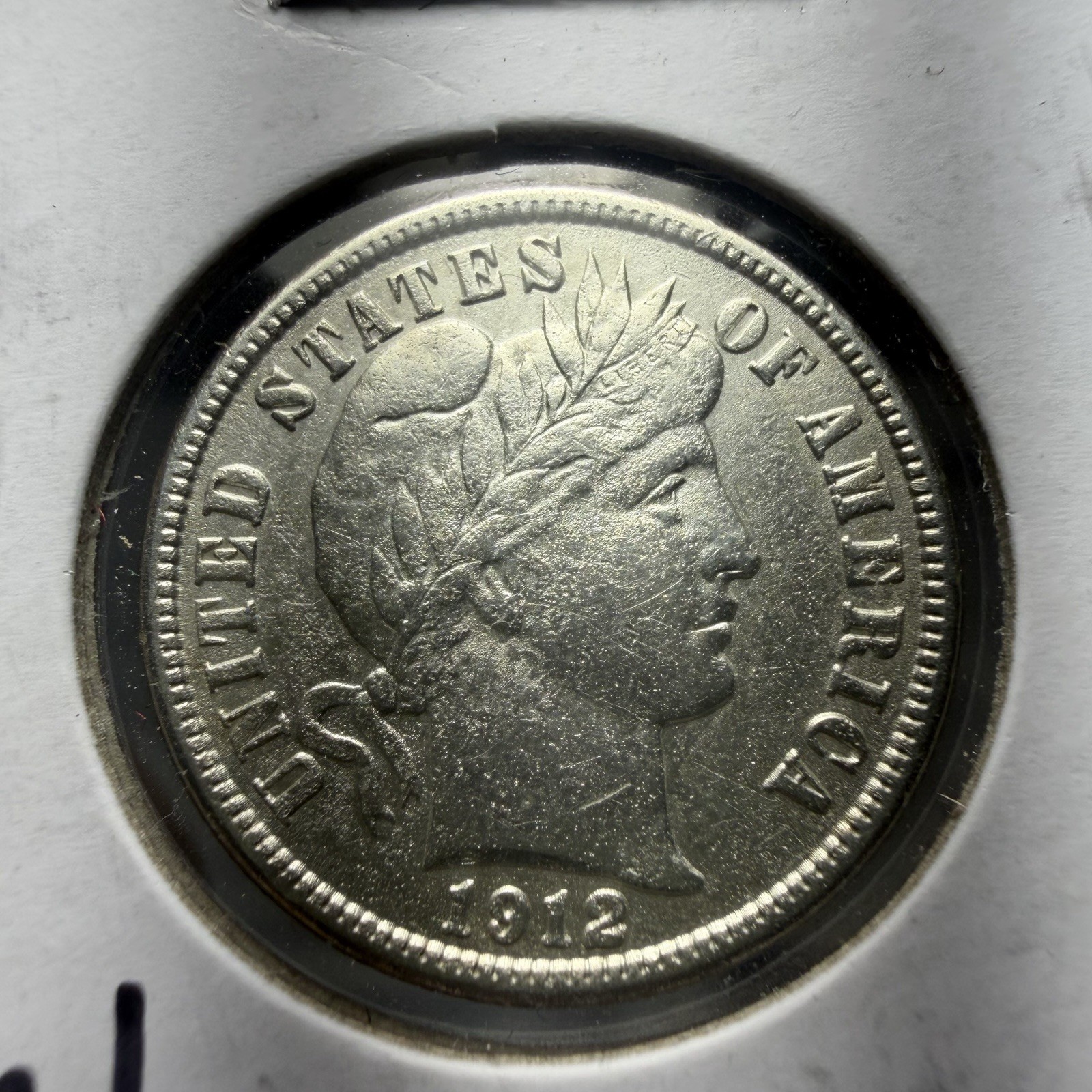 1912 D United States Silver Barber Dime Choice - XF / AU Details
