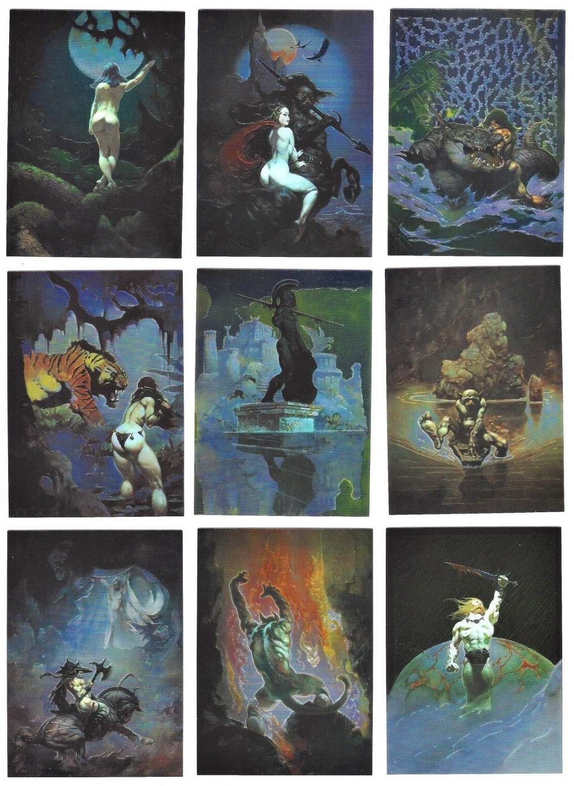 1996 Best of Frazetta All-Chromium by Comic Images Singles You Pick Your Card!