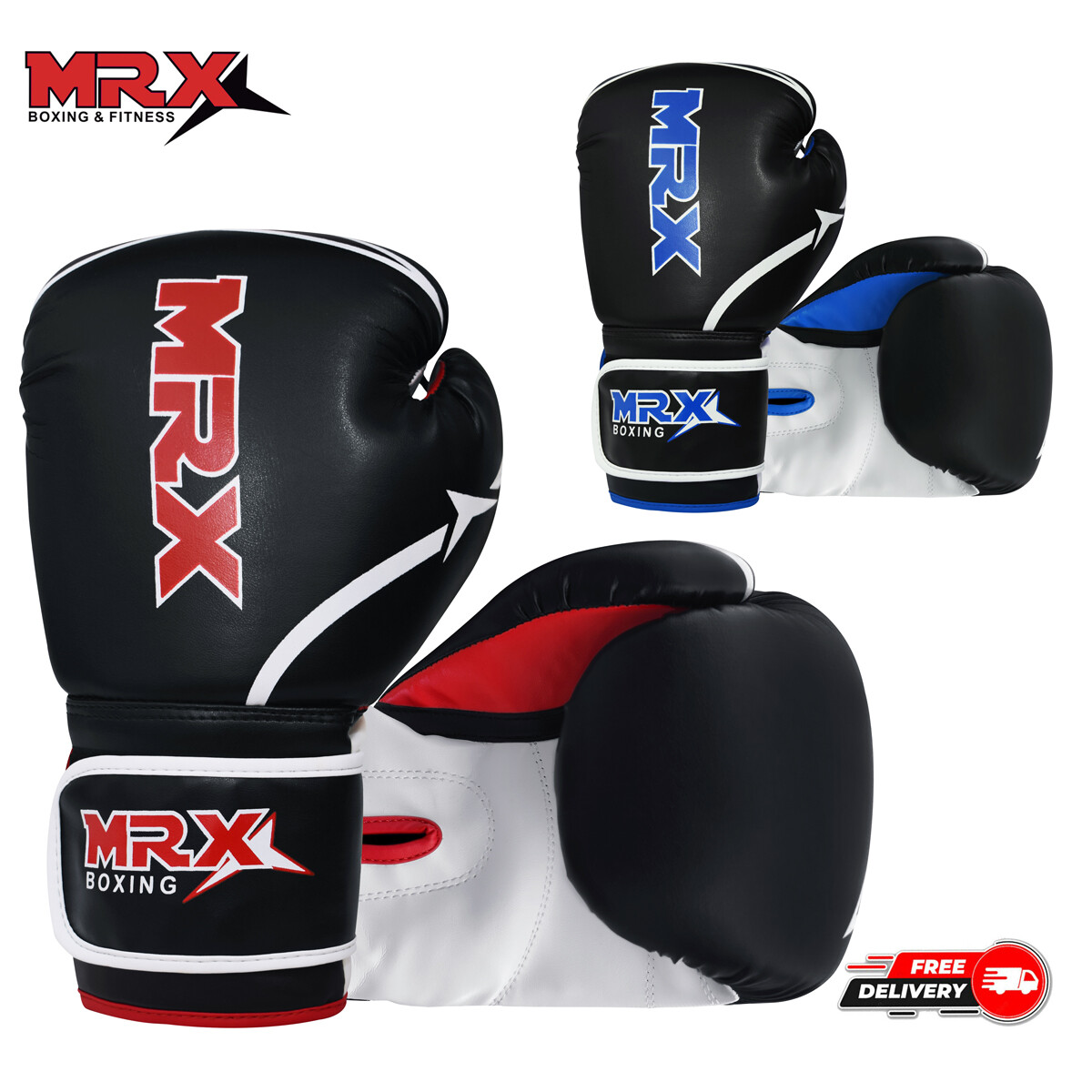 MRX Synthetic Leather Boxing Glove Thai Training Punching Bag Sparring Gloves