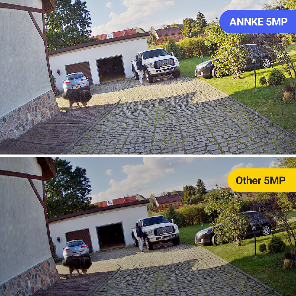 ANNKE 6MP NVR 8CH 5MP Audio POE CCTV Security Camera System Outdoor Night Vision