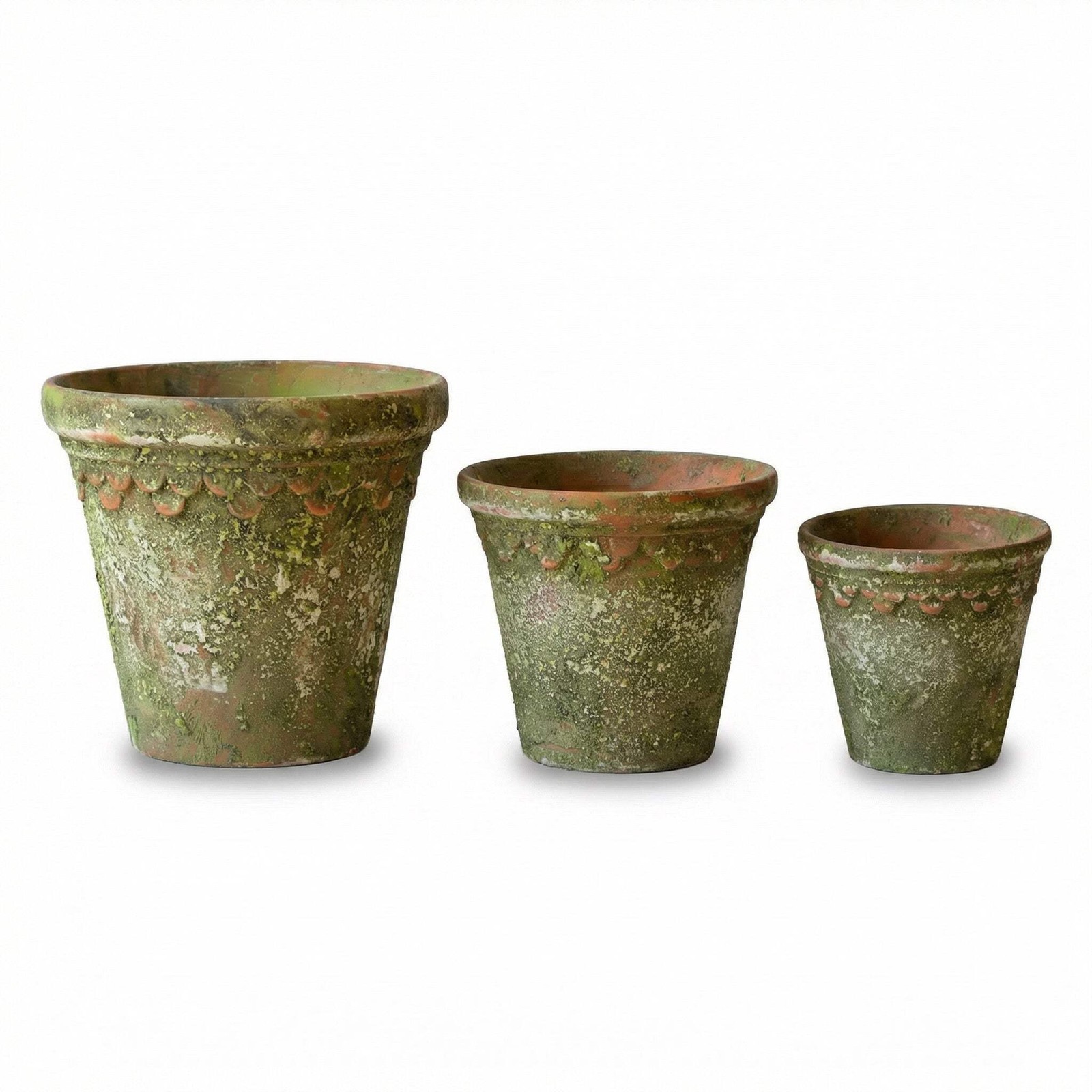 Aged Garden Planter Pot