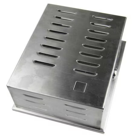 Zoro Select 13J044 Universal Thermostat Guard, Stainless Steel, Inside Depth: