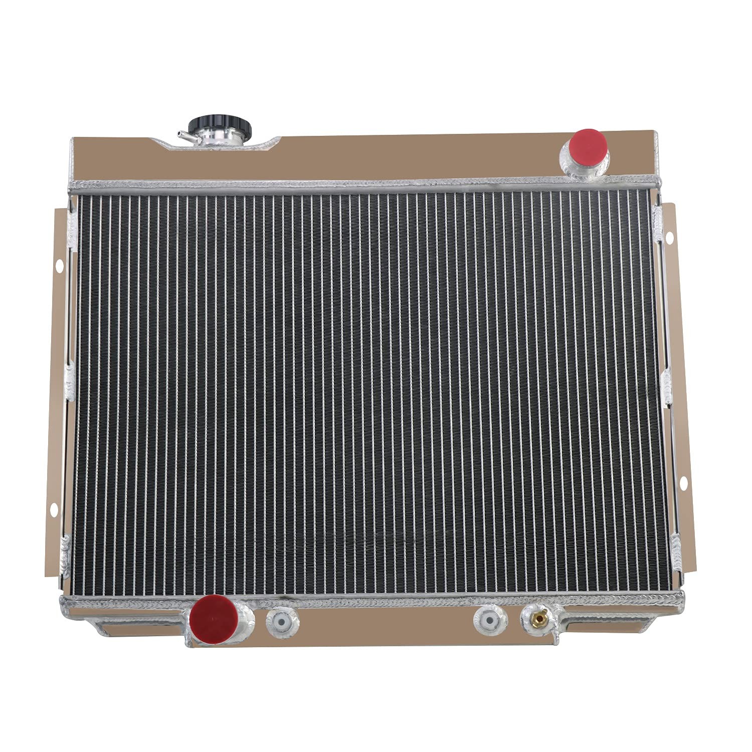 4 Row Aluminum Radiator Ford Mustang Fairlane Torino 6.4L 7.0L V8 1967-1969