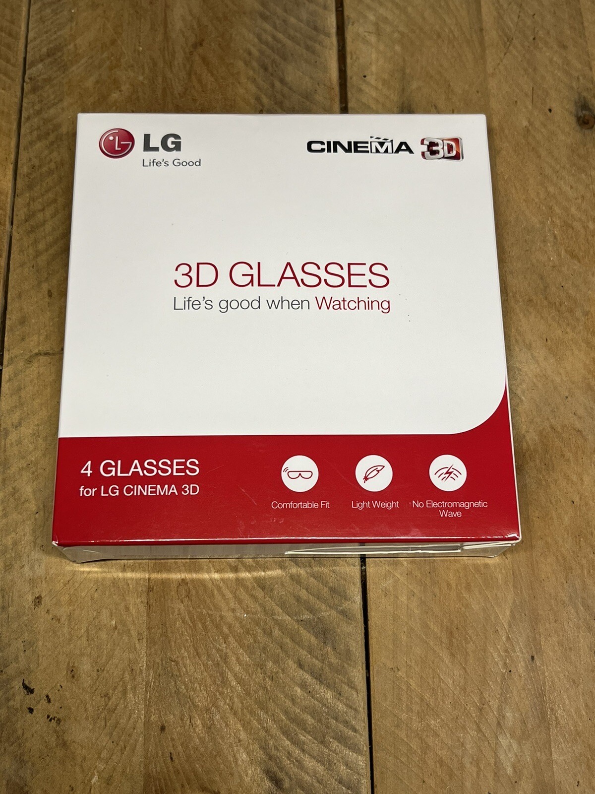 Cinema 3D Glasses LG AG-F310 Bundle 4 Pack NIB