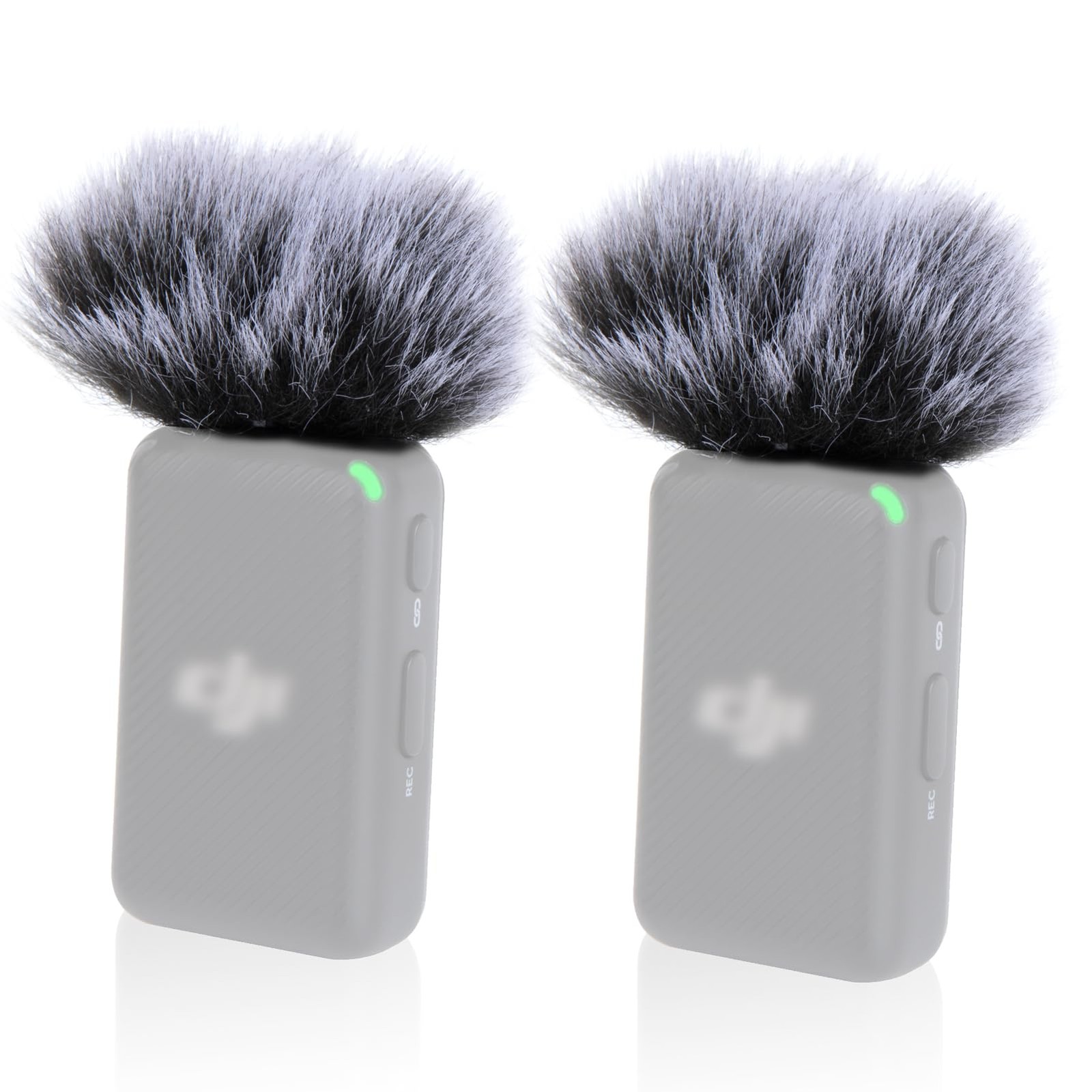 Furry Pop Filter Compatible with DJI MIC Wireless Lavalier 2Pcs