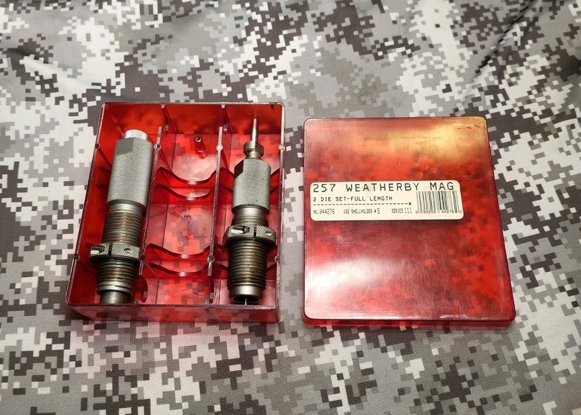 HORNADY 257 WBY RELOADING DIES .257 WEATHERBY DIE SET RELOAD RELOADING DIES
