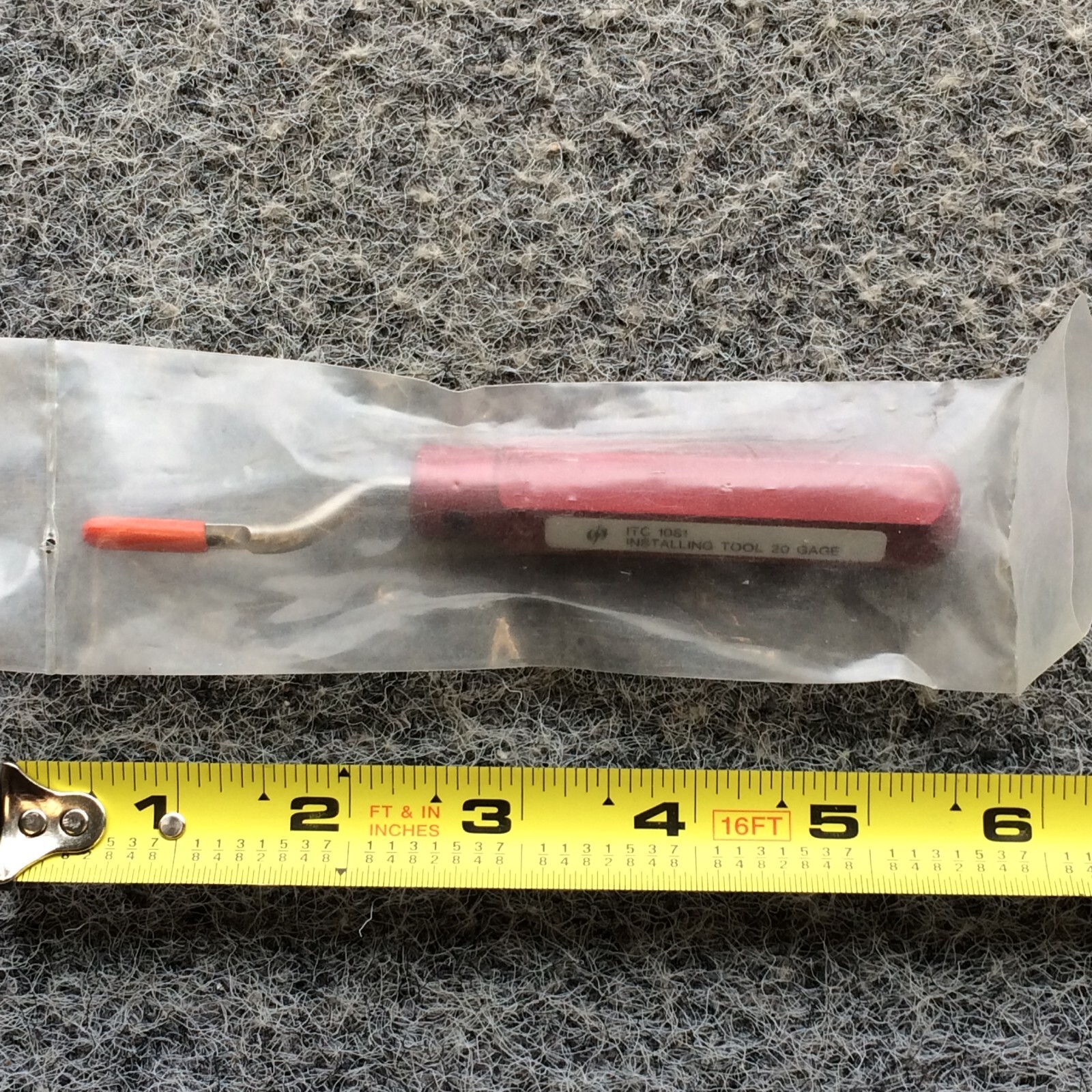 ASTRO ITC 1081 Installing Insertion Tool 20 Gage DANIELS DMC