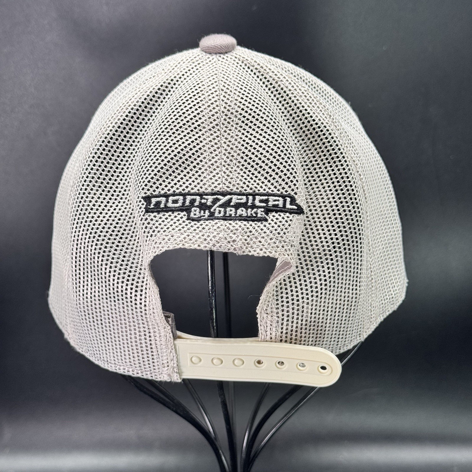 Non-Typical By Drake Waterfowl Trucker Hat American Flag Buck Strapback Meshback