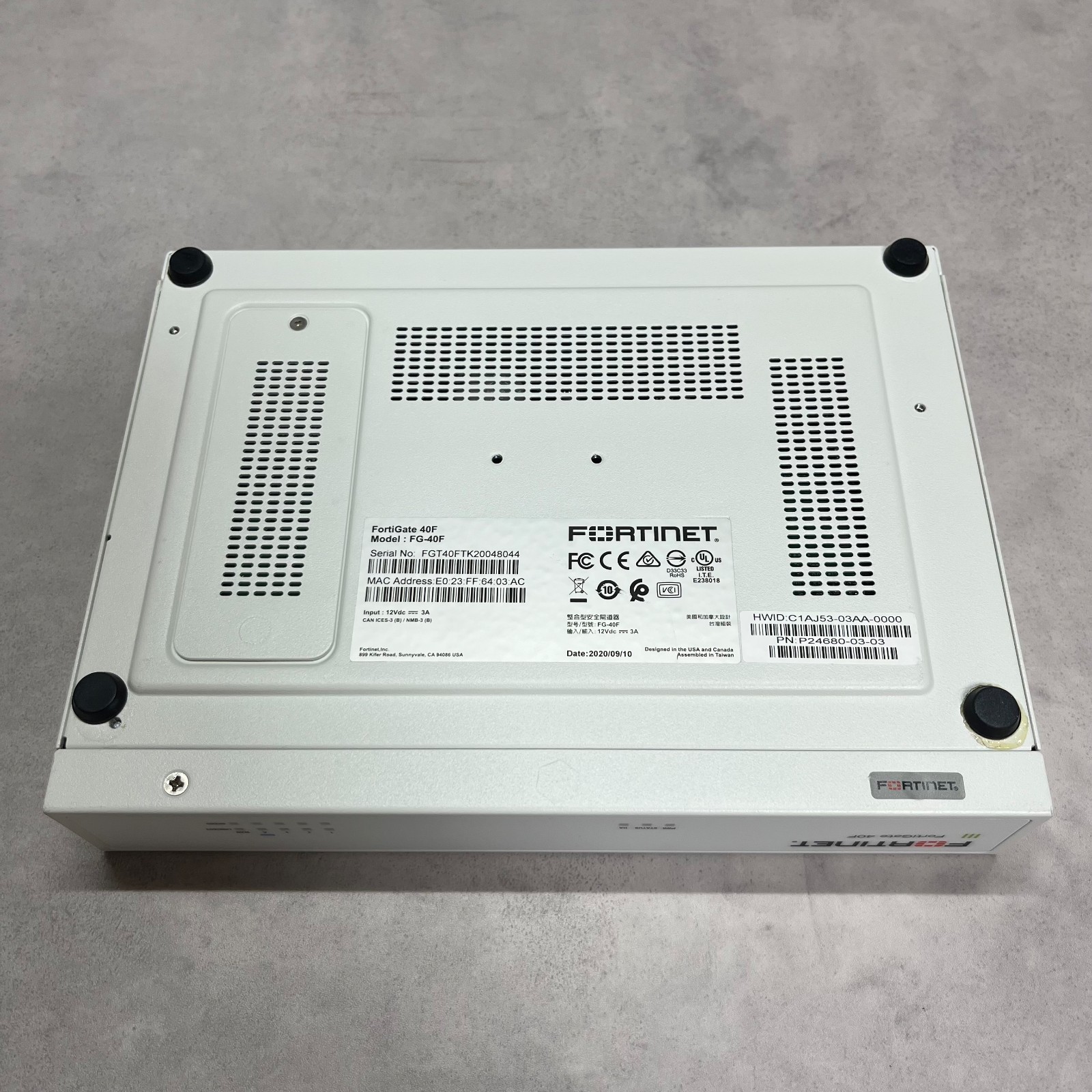【Select License Term】 Fortinet FG-40F Fortigate-40F Network Security 【1day Ship】