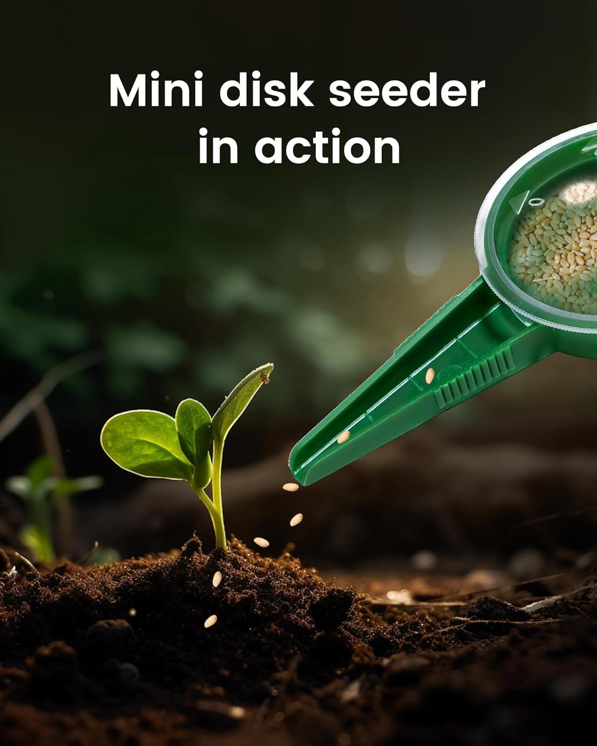 Mini Seed Spreader Set, Seed Planter Tool for Small Seed, Tiny Seed Dispenser...