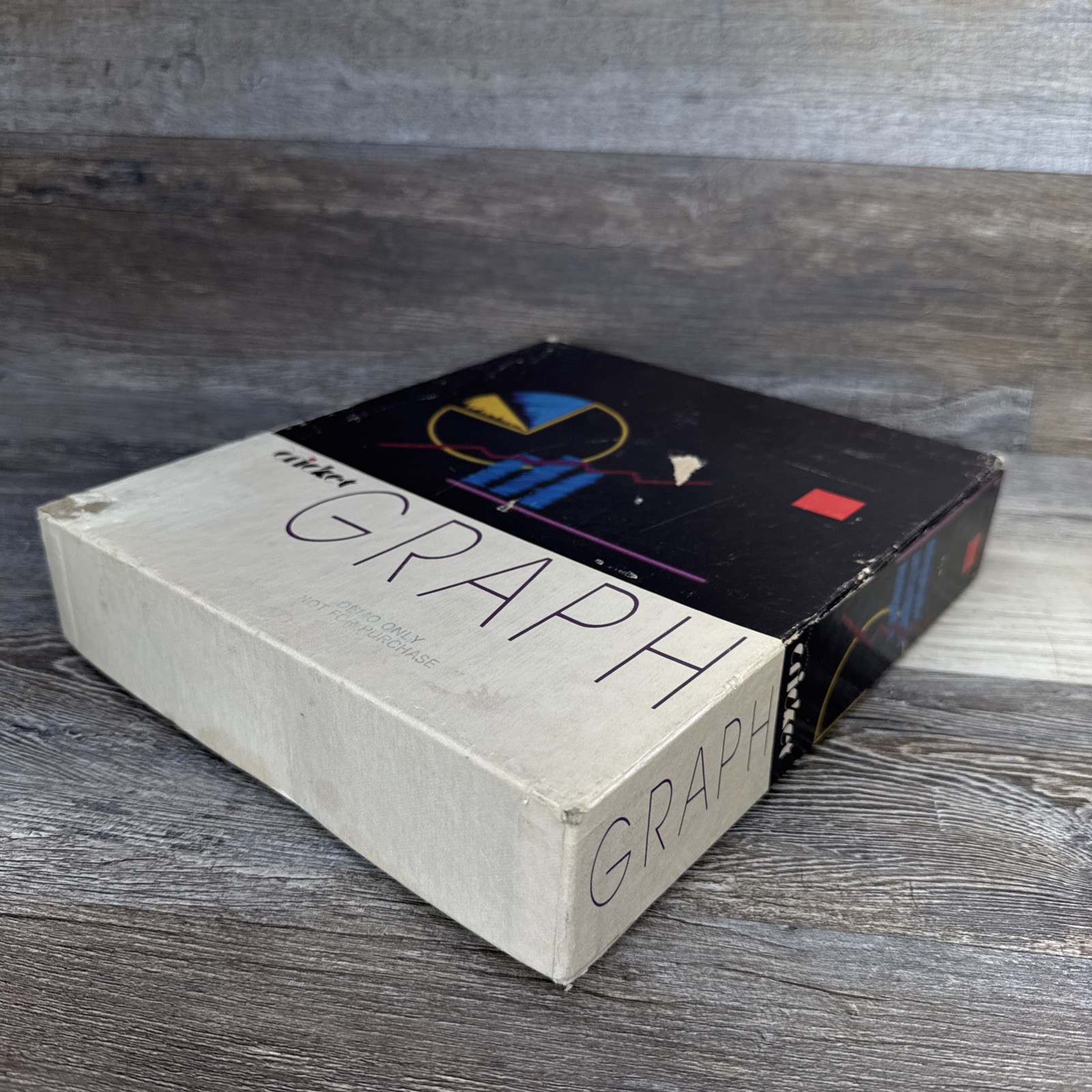 Rare Vintage Demo Copy Cricket Graph Graphing Software Apple Macintosh