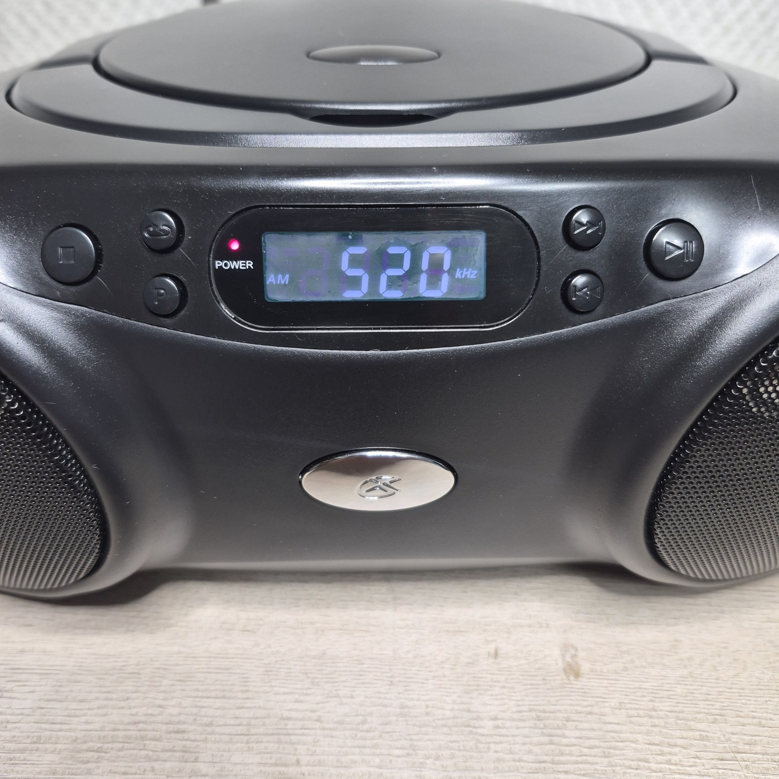 GPX Portable CD/ Radio Boom Box. Tested