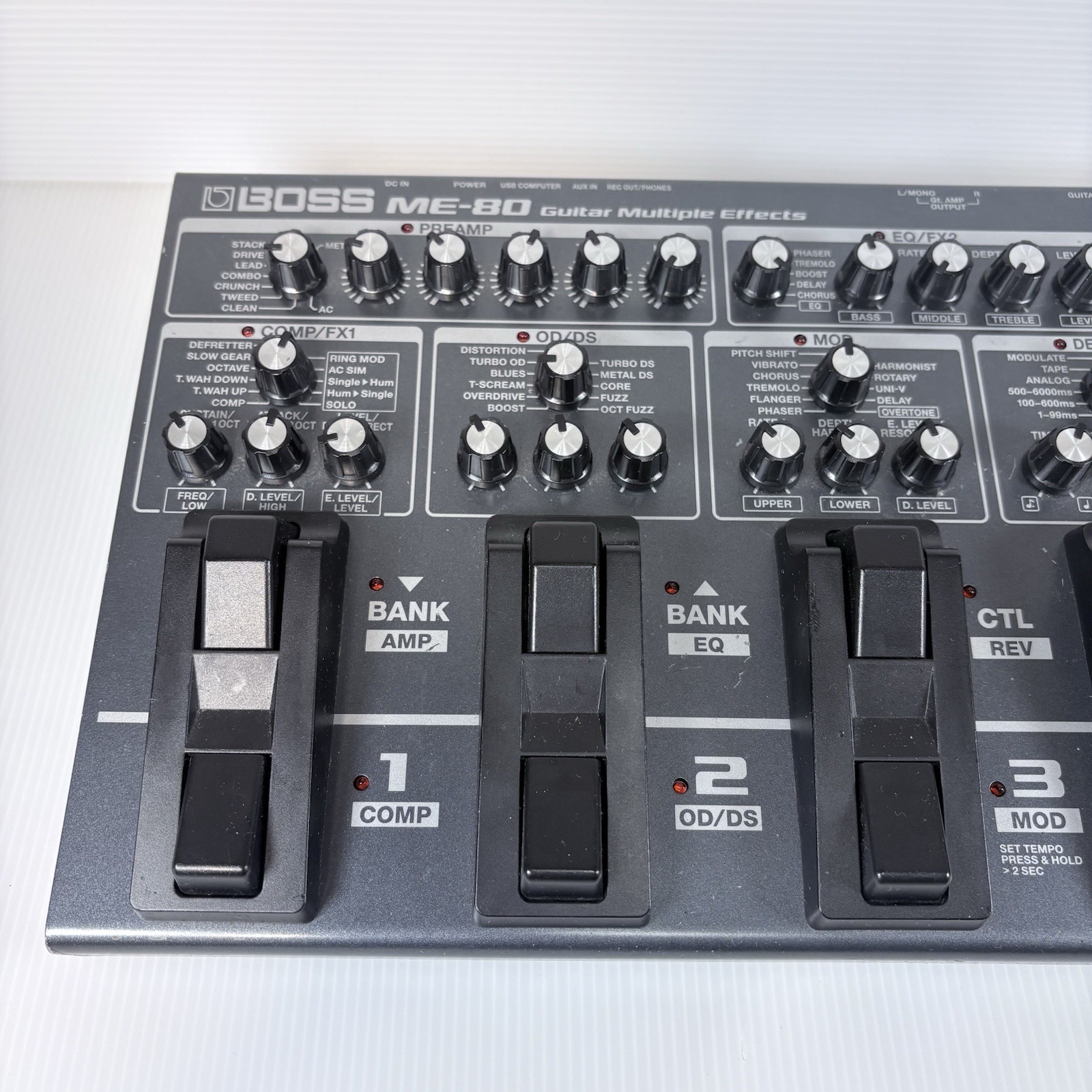 Boss ME 80 Guitar Multi Effects Processor Pedal Tested Working Used